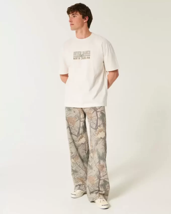 Boxy Heavyweight Outer Banks Graphic Tee
