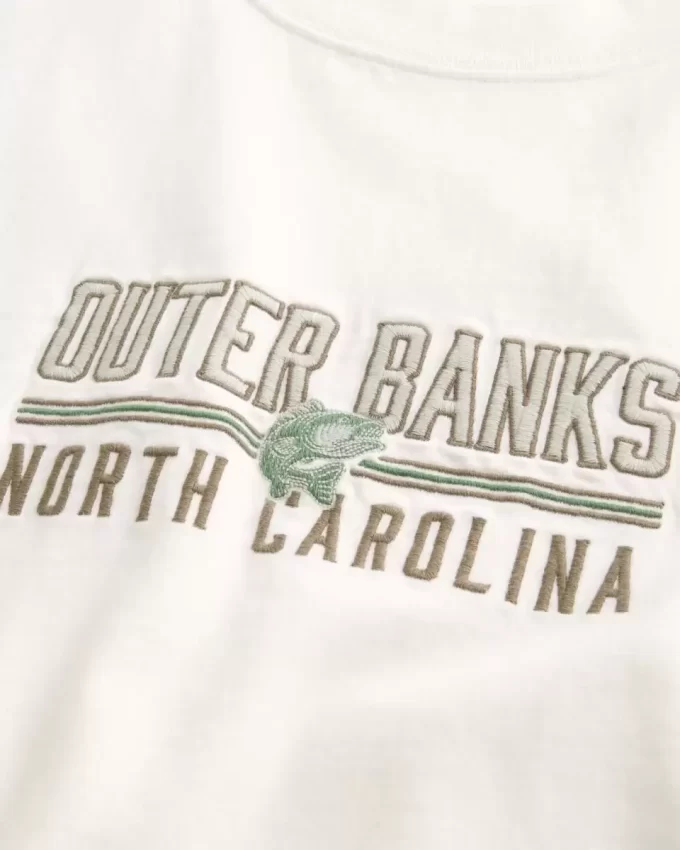 Boxy Heavyweight Outer Banks Graphic Tee