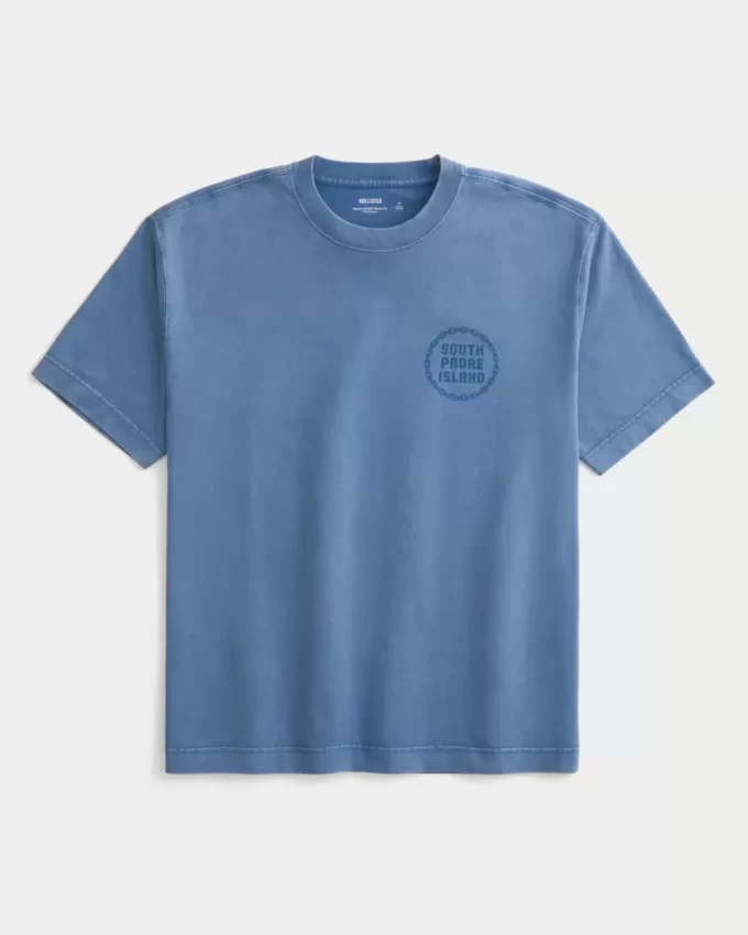Boxy Heavyweight South Padre Island Graphic Tee Boxy Heavyweight South Padre Island Graphic Tee