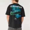 Boxy Heavyweight Stake F1 Team Kick Sauber Graphic Tee