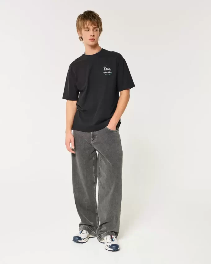 Boxy Heavyweight Stake F1 Team Kick Sauber Graphic Tee