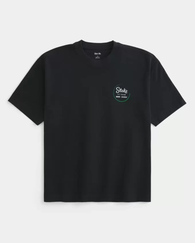 Boxy Heavyweight Stake F1 Team Kick Sauber Graphic Tee