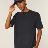 Boxy Heavyweight Star Embellished Crew T-Shirt