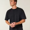 Boxy Heavyweight Star Embellished Crew T-Shirt