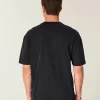 Boxy Heavyweight Star Embellished Crew T-Shirt