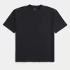 Boxy Heavyweight Star Embellished Crew T-Shirt