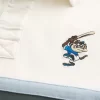Boxy Heavyweight Tasmanian Devil Graphic Rugby Polo
