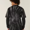 Boxy Heavyweight Tie-Dye Cotton Crew T-Shirt