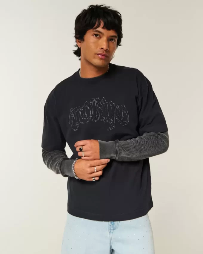 Boxy Heavyweight Tokyo Graphic Tee Boxy Heavyweight Tokyo Graphic Tee