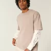 Boxy Heavyweight Washed Cotton Crew T-Shirt