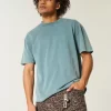 Boxy Heavyweight Washed Crew T-Shirt