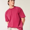 Boxy Heavyweight Washed Crew T-Shirt