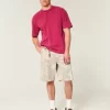 Boxy Heavyweight Washed Crew T-Shirt