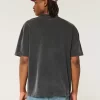 Boxy Heavyweight Washed Crew T-Shirt