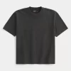 Boxy Heavyweight Washed Crew T-Shirt
