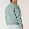 Boxy LA Finals Tennis Graphic Crew Sweatshirt