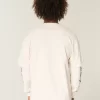 Boxy Layered Thermal Graphic Shirt
