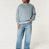 Boxy Logo Crew Sweatshirt