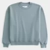 Boxy Logo Crew Sweatshirt