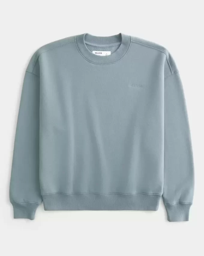 Boxy Logo Crew Sweatshirt