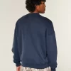 Boxy Manchester City FC Graphic Crew Sweatshirt