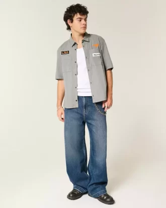 Boxy McLaren Graphic Workwear Shirt