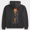 Boxy McLaren Graphic Zip-Up Hoodie