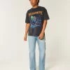 Boxy Megadeth Tour Graphic Tee