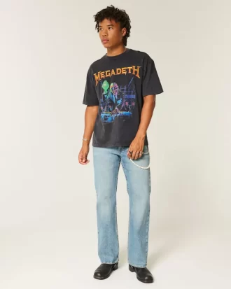 Boxy Megadeth Tour Graphic Tee