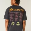 Boxy Megadeth Tour Graphic Tee