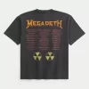 Boxy Megadeth Tour Graphic Tee