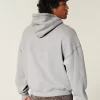 Boxy No Fear Graphic Hoodie