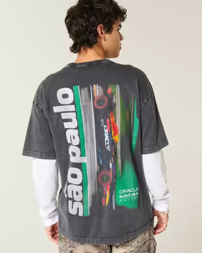 Boxy Oracle Red Bull Racing Graphic Tee