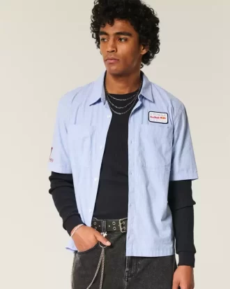 Boxy Oracle Red Bull Racing Graphic Workwear Shirt