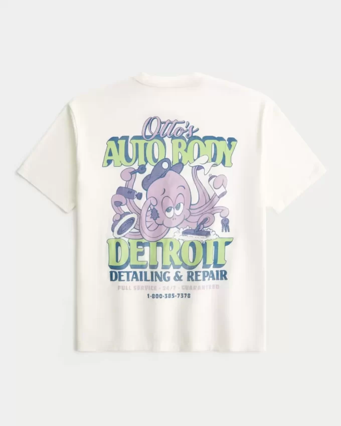 Boxy Otto’s Auto Body Graphic Tee