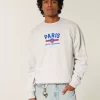 Boxy Paris Saint-Germain Graphic Crew Sweatshirt