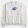 Boxy Paris Saint-Germain Graphic Crew Sweatshirt