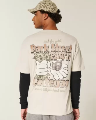 Boxy Park Street Pawn Graphic Tee