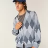 Boxy Pattern Cardigan