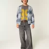 Boxy Pattern Cardigan