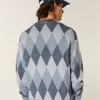 Boxy Pattern Cardigan