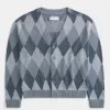 Boxy Pattern Cardigan