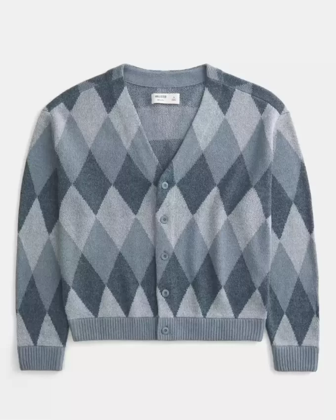 Boxy Pattern Cardigan