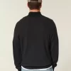 Boxy Quarter-Zip Sweater