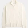 Boxy Quarter-Zip Sweater