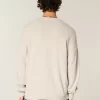 Boxy Racing Graphic Crew Sweater