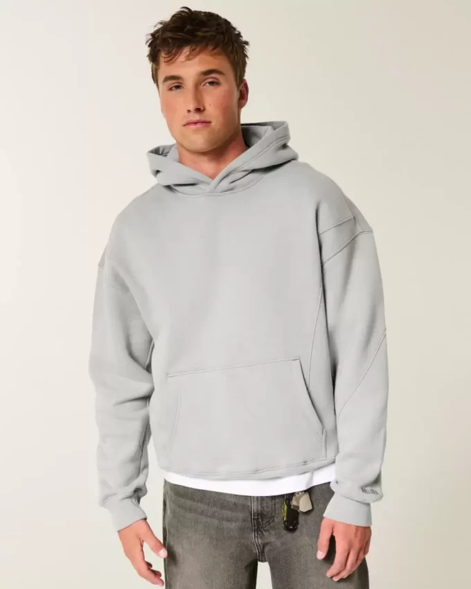 Boxy Seamed Hoodie