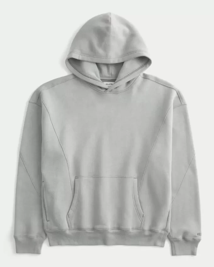 Boxy Seamed Hoodie