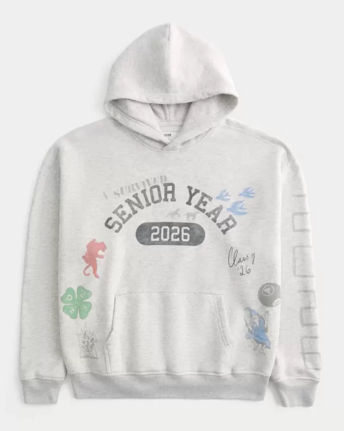 Senior Year 2026 Graphic Super Baggy Sweatpants