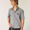 Boxy Short-Sleeve Cherry Graphic Shirt